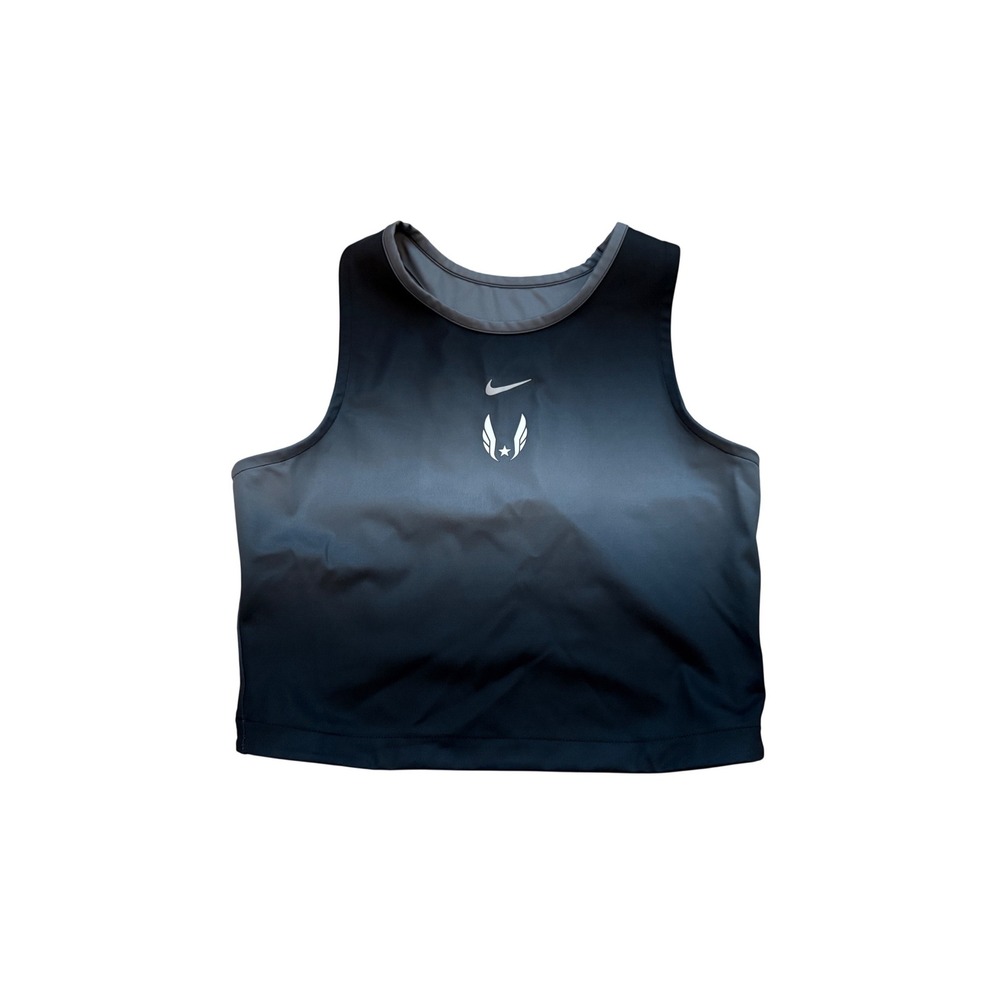 NIKE Women Crop Top Ombre Athleisure Sporty Gorpcore Size M - Picture 1 of 6